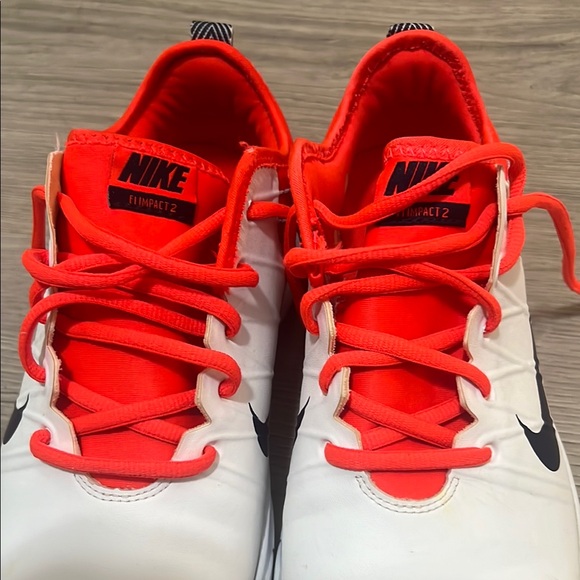 Nike just do it - White and Red  Sneakers Worne Once - Picture 8 of 8